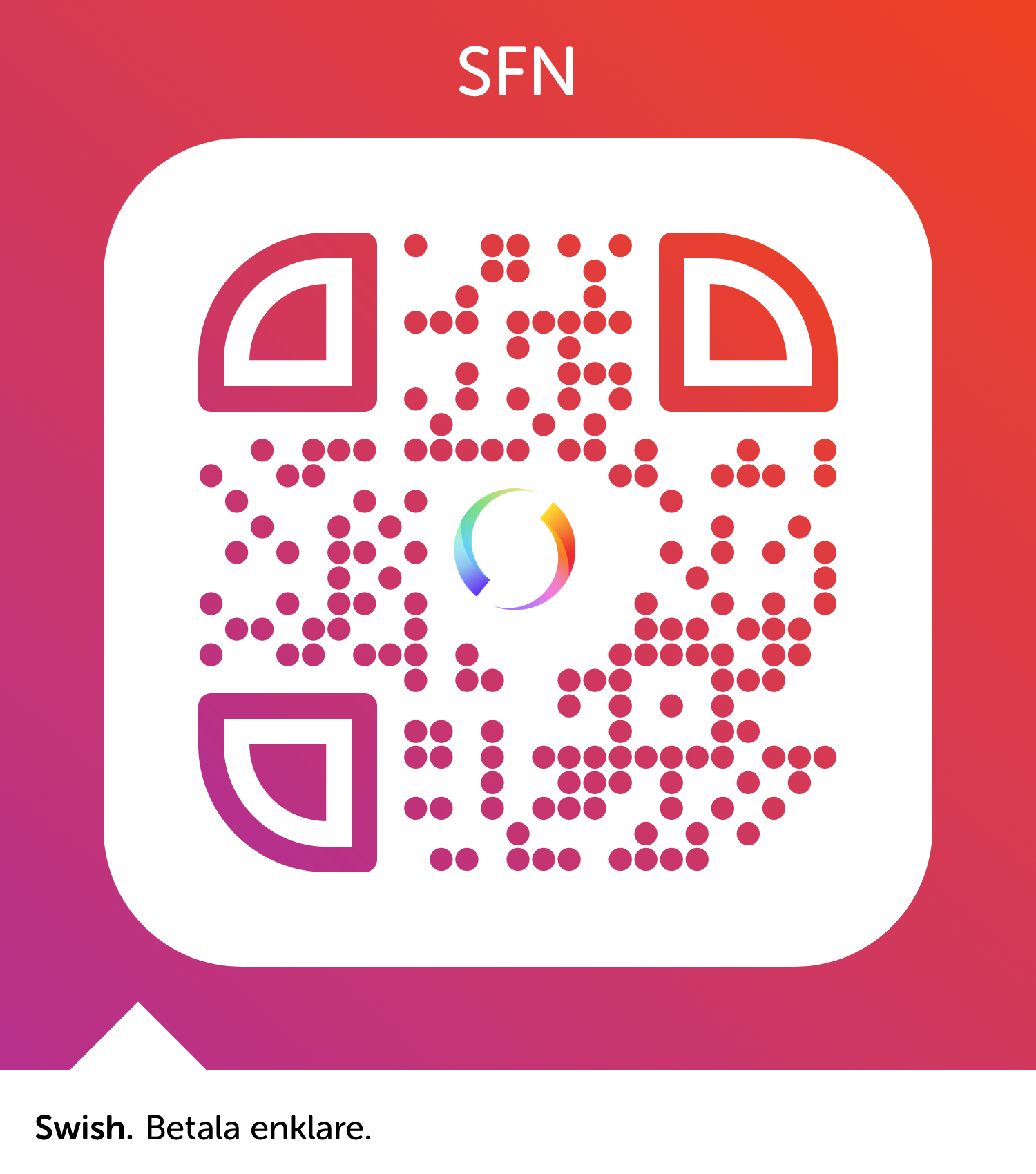 SFN öppen QR-kod